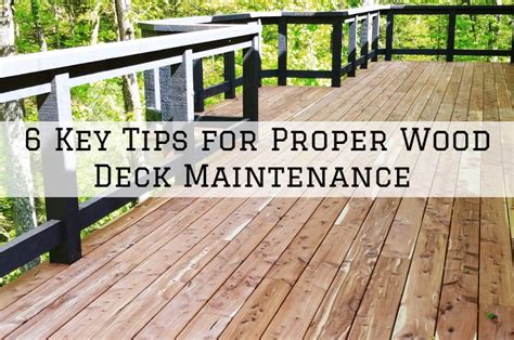 Maintaining a Wood Deck .